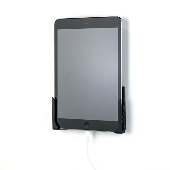 Picture of Dockem Koala Wall Mount 2.0: Damage-Free Universal Dock for Smartphone, Tablet, eReader: for iPad 1, 2, 3, 4, Air, Mini, iPad Pro, Samsung Galaxy Tab/Note, Google Nexus, Microsoft Surface (Black)