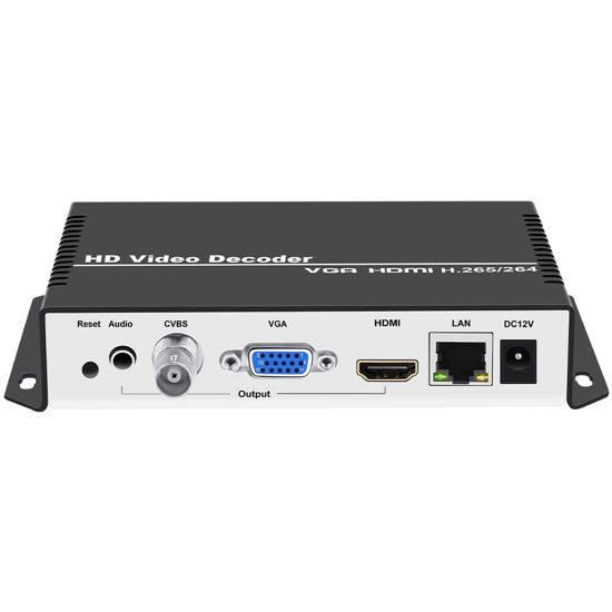 Picture of URayCoder H.265 H.264 IP Video Decoder HDMI VGA CVBS Video Audio Streaming Decoder RTMP HLS RTSP UDP SRT Decoder H.265 H.264 for Decoding Video Encoder and IP Camera etc