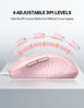 Picture of TECKNET USB Wired Mouse, 6-Button Corded Mouse with 4 Adjustable DPI, Optical Computer Mouse with Ergonomic Design and 5FT Cord for Laptop, Chromebook, PC, Desktop, Mac, Notebook - Pink