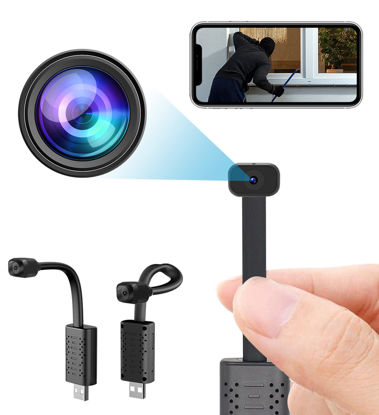 Picture of Smallest USB Hidden WiFi Camera,USB Plug Spy Wireless Camera,HD1080P Portable WiFi Camera,Baby Monitor with Night Vision,Motion Detection, Video Live Feed WiFi,Remote Viewing for iOS,Android PhoneAPP