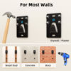 Picture of Supcline No Stud TV Wall Mount for Most 26-100 inch TVs Up to 200lbs, Drywall No Drill TV Mount, 1.18'' Low Profile Studless Wall Mount TV Bracket, Easy Install