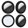 Picture of TEAMOLA Case Compatible with Airtag, 4pcs Silicone Adhesive Airtag Case Holder for Airtags Accessories,Airtag Cover Stick on Air Tag Mount Finders Accessories for TV Remote Car Airtags Case-Black
