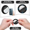 Picture of TEAMOLA Case Compatible with Airtag, 4pcs Silicone Adhesive Airtag Case Holder for Airtags Accessories,Airtag Cover Stick on Air Tag Mount Finders Accessories for TV Remote Car Airtags Case-Black