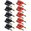 Picture of CESS Two Way Speaker Banana Male Plug Cable Connectors - Dual Banana Plug (10 Pack)