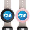 Picture of Princess Ocean Medallion Watch Adapter [2 Pack], Princess Cruise Medallion holder Accessories for Carnival Princess Cruise Line in 2024 & 2025, Also for Apple Airtag Dog Collar Holder (Black/Pink)