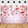 Picture of Mocsicka Valentine's Day Backdrop 7x5ft Red Heart Decoration Photography Backdrops Photo Background for Galentine's Day Photo Props Video Photography Backdrops Props