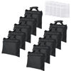 Picture of ifkdnr 10 Packs Sandbags with 10 PE Bags, Heavy Duty Sand Bags, Sand Bags for Weight with Zipper and Buckle Straps for Support Light Stand, More 2/4/6/8/10/12 Packs Sand Bag to Choose.