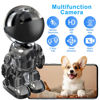 Picture of Indoor Camera 2K 5G/2.4Ghz WiFi Home Security Camera, Baby/Pet Camera with Phone App Motion Detection, Robot Cameras for Home Security, Color Night Vision, Siren Alarm, Two-Way Talk, Human Detection