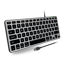 Picture of Macally Backlit Wired Keyboard for Mac | Compatible Apple Keyboard (Small and Compact) Comfortable All Day Typing USB Keyboard for MacBook Pro/Air, iMac, Mac Mini/Pro (Space Grey)