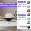 Picture of Stand Holder for Echo Dot 4th/5th Gen Stand, Stand Mount for Echo Dot 4th Generation Stand, Speaker Holder for Echo Dot 5th Generation Stand, Stand for Echo Dot 4th/5th Gen Accessories, Black