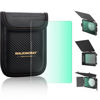 Picture of Walking Way 4"x5.65" Square Filter for Matte Box Black Diffusion 1/4 Cinematic Effect Filter for Video/Vlog/Portrait Photography 28 Multi-Layer Coatings