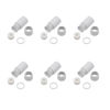 Picture of ZYAMY 6 Sets Outdoor IP Camera RJ45 Waterproof Connector Top Cover Adapter Weatherproof Protector Surveillance Special Cover for Tail Fiber Optic Cable (4pcs/Set) White