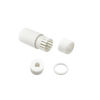 Picture of ZYAMY 6 Sets Outdoor IP Camera RJ45 Waterproof Connector Top Cover Adapter Weatherproof Protector Surveillance Special Cover for Tail Fiber Optic Cable (4pcs/Set) White
