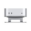 Picture of Qwiizlab Aluminum Stand for 2024 Mac Mini M4/M4 Pro, Convenient Acess to Power Bottom, Anti-Scratch, Anti-Slip, Avoid Overheating, Durable and Sturdy Design (Silver)