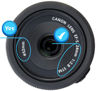 Picture of 52mm Lens Cap Cover for Canon EF-S 24mm f/2.8 STM,RF 24mm F1.8 Macro is STM,HUIPUXIANG[2 Pack]