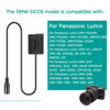Picture of USB Type-C Cable AC8 DMW-BLC12 DCC8 DC Coupler PD Adapter for Lumix GH2 GH2K G81 G85 GX8 FZ1000 FZ2500 FZ300 G7 G6