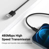 Picture of Black iPhone Charger Cable, 3-Pack 3FT MFi Certified Fast Charging Cord Data Sync Lightning to USB-A Cable Compatible with iPhone14/13/12/ Mini/Pro/Max/ 11/ XS/XR/SE/ 8/7/ 6/ Plus/iPad/AirPods