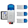 Picture of 4 Pack USB SD Card Reader for PC, Micro SD Card to USB Adapter, Card Reader for Camera Memory Card Reader, Wansurs Card Reader for Laptop
