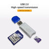Picture of 4 Pack USB SD Card Reader for PC, Micro SD Card to USB Adapter, Card Reader for Camera Memory Card Reader, Wansurs Card Reader for Laptop