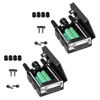Picture of ANMBEST DB15 Solderless Serial to 15-pin Port Terminal Female Adapter Connector Breakout Board with Case Long Bolts Nuts (2PCS Female)