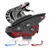 Picture of Moman Motorcycle Intercom Headset, CP-S 8 Riders 2000M Group Helmet Communication System, Universal Pairing with Noise Cancellation Music Sharing Waterproof for Snowmobile, Helmet-Intercom-Headset