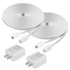 Picture of Prestantious Charging Cable for Ring Spotlight Cam Pro(Battery) and Spotlight Cam Plus(Battery), 20ft. Power Charge Cable with Power Adapter for Camera, White, 2-Pack