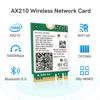 Picture of QFly WiFi 6E AX210 NGW Wireless Card with Bluetooth 5.3, Tri-Band 5400Mbps Network Adapter for Laptop Support Windows 10/11 (64bit) M.2/NGFF