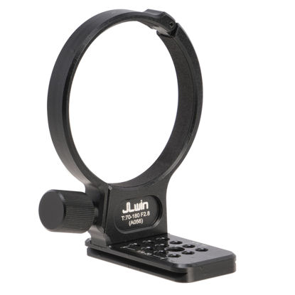 Picture of FocusFoto Metal Tripod Collar Mount Ring 80mm for Tamron 70-180mm F/2.8 Di III VXD (A056) Lens, Bottom with 1/4" & 3/8" Thread Screw Mount Dovetail Quick-Release Plate for Acra-Swiss Type Tripod
