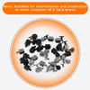 Picture of Zmbroll 80Pcs M.2 SSD Screw Kit,Black and Silver M.2 Standoffs and Screws,M2 x 4.5+2.5 SSD Mounting Screws for Asus Motherboards with Screwdriver