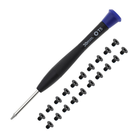 Picture of Create idea 20PCS M2x3 Torx T5 Laptop Bottom Case Screws with T5 Torx Screwdriver Compatible with Razer Stealth 13.3" Blade 15" Alloy Computer Components