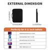 Picture of DDgro 9-11 Inch Tablet Sleeve Case Carrying Bag for iPad Pro M2/M1 11", iPad Air 5th/4th Gen 10.9", Lenovo Tab M10 10.1, Samsung Galaxy Tab A8/A7/S8/S7 11", (11 inch, PU-Black)