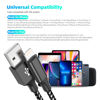 Picture of iPhone Charger [Apple MFi Certified] 3pack 10FT Long Lightning Cable Fast Charging High Speed Data Sync USB Cable Compatible iPhone 14/13/12/11 Pro Max/XS MAX/XR/XS/X/8/7 Plus and More(Black White)