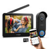 Picture of Tmezon Wireless Video Doorbell with Camera and Monitor WiFi Doorbell Intercom System, 1080P Camera with Monitor, Video Door Phone 7''Touch Screen, Motion Detection, No Monthly Fees, Tuya APP 2.4G/5G
