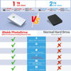 Picture of iDiskk 1TB 【App-le Certified for iPhone 15】 External Hard Drive for iPhone, iPad, MacBook,Compatible with iOS & Android, Store Photos, Videos, Music, Documents for All Devices
