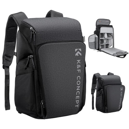 Picture of K&F Concept Professional Camera bags for photographers 25L Large Capacity Camera Case Waterproof Photography Camera Backpack for Dslr Cameras