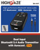 Picture of Dual Input Bluetooth 5.4 Audio Transmitter with Auracast Clip