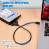 Picture of Ainiv USB 3.0 to SATA Adapter Cable for 2.5" SSD HDD Drives, Super Fast Data Transfer, SATA Cable Converte, SATA to USB 3.0 External Converter and Cable - USB III Converter