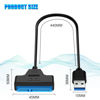 Picture of Ainiv USB 3.0 to SATA Adapter Cable for 2.5" SSD HDD Drives, Super Fast Data Transfer, SATA Cable Converte, SATA to USB 3.0 External Converter and Cable - USB III Converter