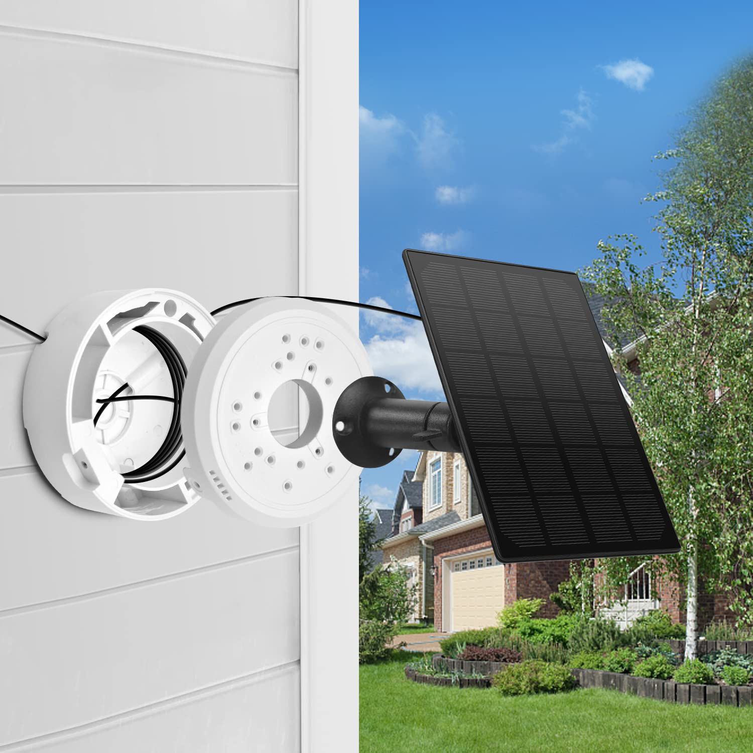 GetUSCart- Universal Junction box for Bullet security camera, Plastic ...