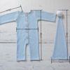 Picture of Zeroest Newborn Photography Outfits Boy Newborn Photography Props Newborn Boy Photoshoot Outfits Newborn Photoshoot Girl (Baby Blue 2#)