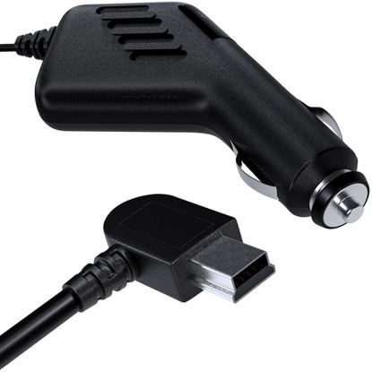 Picture of Mini USB Car Charger Power Cord Adapter for Rand McNally TND 700 710 720 730 540 530 LM 520 510 RVND 7720lm 7715lm 7725lm 7730lm 7735lm Road Explorer Auto Truck RV GPS 8ft Long Cable