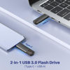 Picture of JOIOT 32GB USB C Flash Drive Dual USB 3.0 Flash Drive Type C + USB A Portable Type-C Flash Drive with Keychain Hole 2-in-1 USB-C Thumb Drive for Smartphone Tablet Computer Mac iPhone 15 (5 Packs)