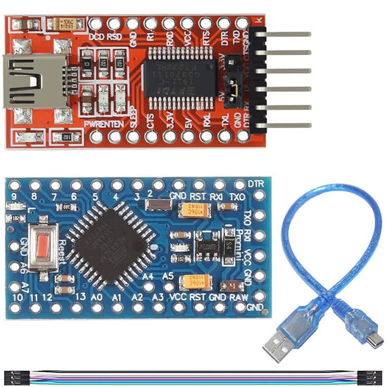 Picture of DKARDU 3.3V 5V FT232RL USB to Serial Converter Adapter Module with Mini USB Cable