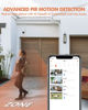 Picture of Dzees Solar Security Cameras Wireless Outdoor, 2K Battery Powered Security Camera, 360° PTZ Camera with Spotlight, Siren, Color Night Vision, AI Dectection, IP66 for Home Security, 2.4GHz 4-Pack