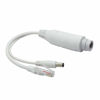Picture of ANVISION Active 48V to 12V Waterproof PoE Splitter Adapter, IEEE 802.3af Compliant 10/100Mbps for IP Camera AP Voip Phone and More, White