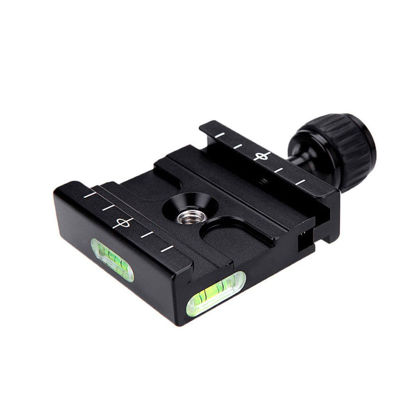 Picture of Harwerrel Aluminium 50mm Quick Release Plate QR Clamp Fits Arca-Swiss Standard for Tripod Ballhead