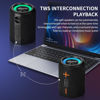 Picture of CYBORIS 2 in 1 Portable Splittable Bluetooth Speaker, Waterproof Split Wireless Speaker Bluetooth V5.3 with 20W Loud Stereo Sound, 24H Playtime, True Wireless Pairing for Home, Outdoor or Travel