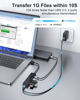 Picture of Aceele 4-Port USB 3.0 Hub, Ultra-Slim USB Hub with USB-C Powered Port[Charging/Monitor Not Supported], USB Port for MacBook, Mac Pro, iMac, Mac Mini, XPS, PC, Laptop, Flash Drive, Mobile HDD