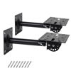 Picture of Nbguigdstr Heavy Duty Speaker Mounts Support up to 80lb | Speaker Wall, Ceiling, or Shelf Mount | Speaker Wall Mount Brackets Holders and Stand Mount | Adjustable Swivel & Tilt (2 Packs,Black)