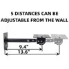 Picture of Nbguigdstr Heavy Duty Speaker Mounts Support up to 80lb | Speaker Wall, Ceiling, or Shelf Mount | Speaker Wall Mount Brackets Holders and Stand Mount | Adjustable Swivel & Tilt (2 Packs,Black)